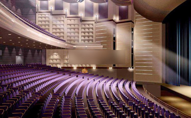 廣西桂林藝術中心吸音板工程