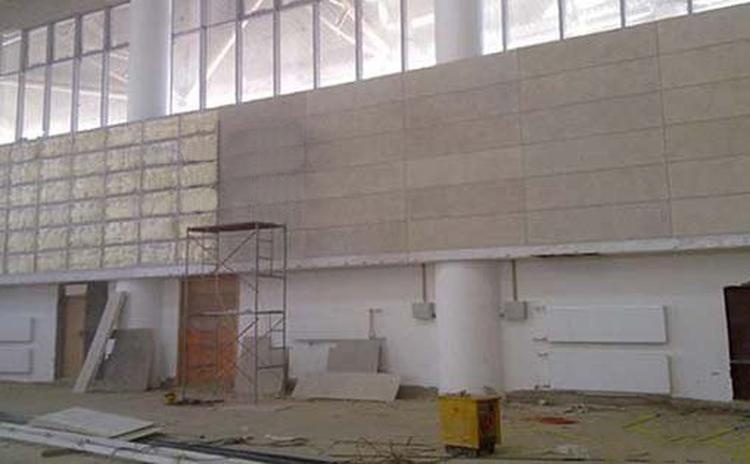 浙江臺(tái)州體育館木絲吸音板聲學(xué)工程