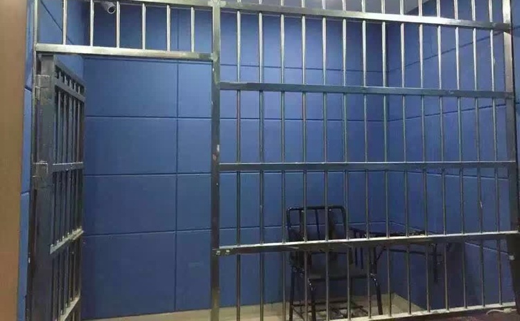 浙江衢州審訊室布藝軟包吸音板聲學工程-1